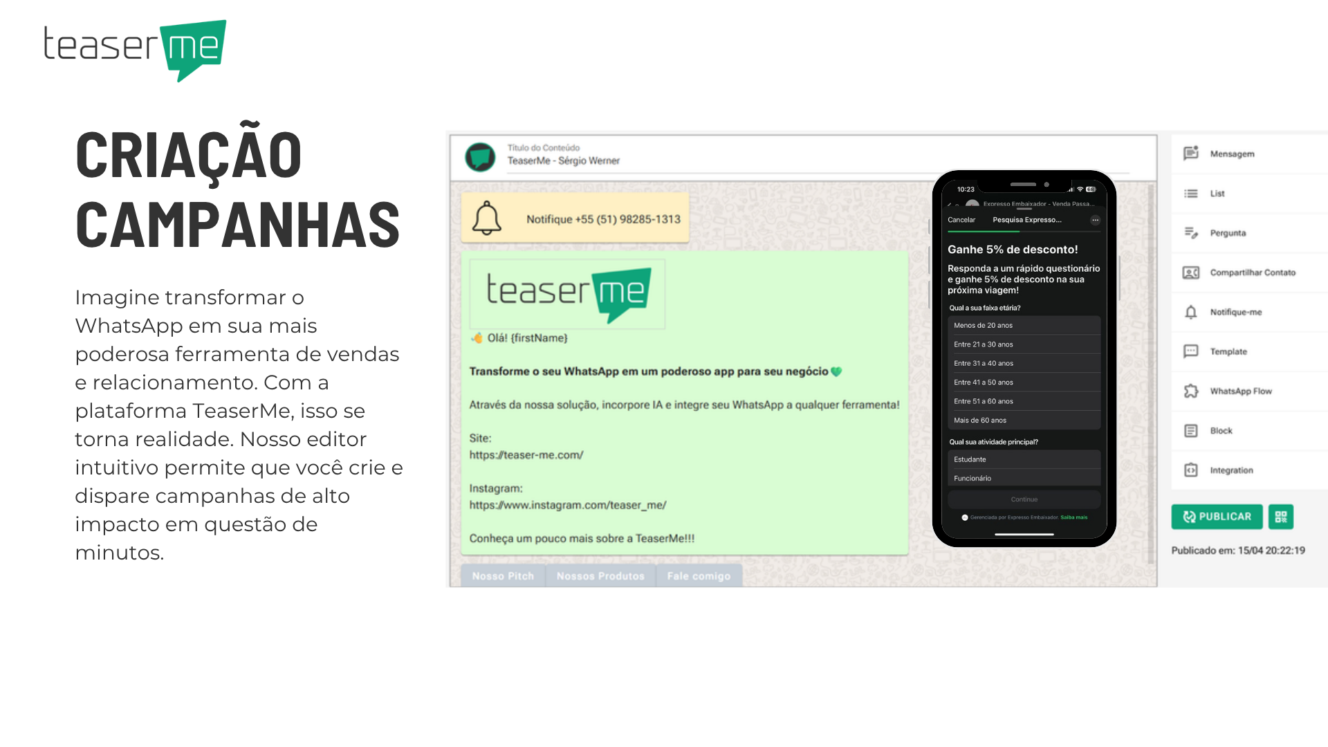 Mockup Campanhas