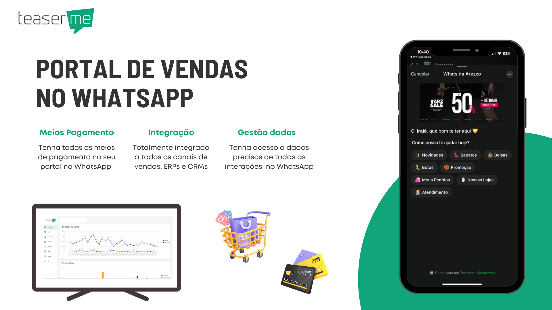 Mockup Portal de Vendas